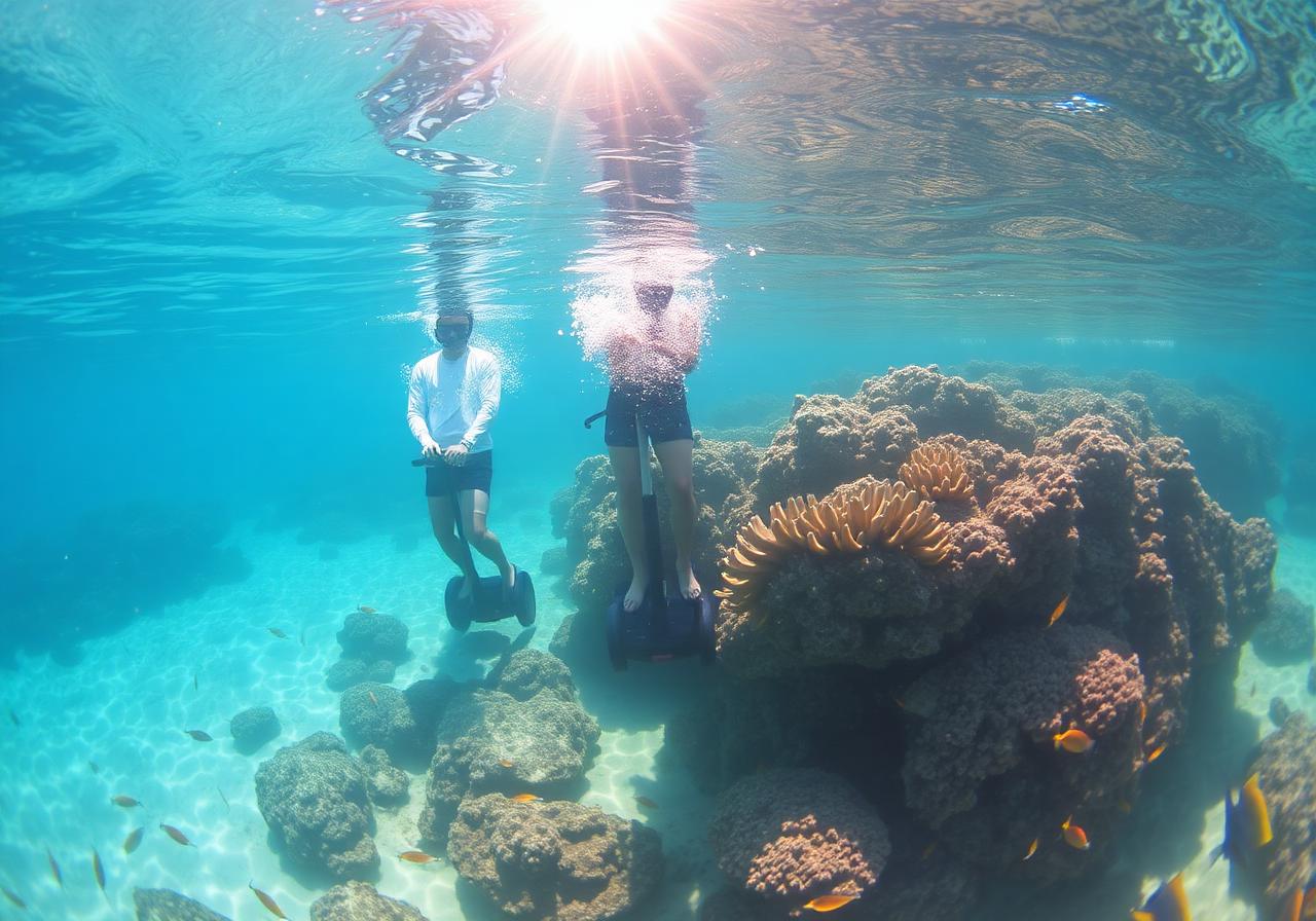 Sea Scooter Snorkel at Mangel Halto